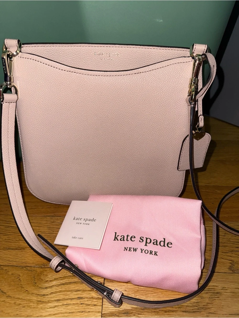 Kate Spade Margaux large crossbody light pink